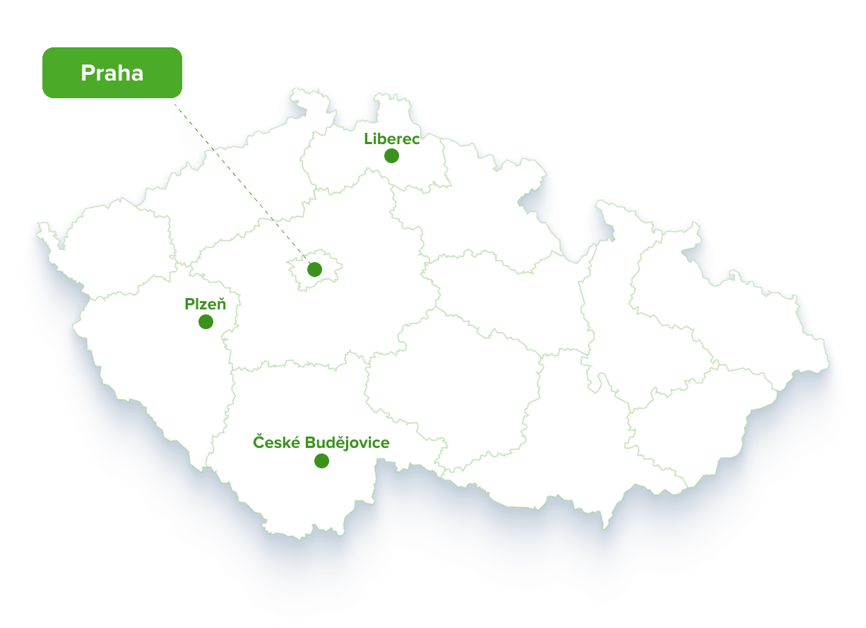 Mapa - Praha